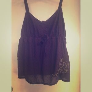 Torrid embroidered tank